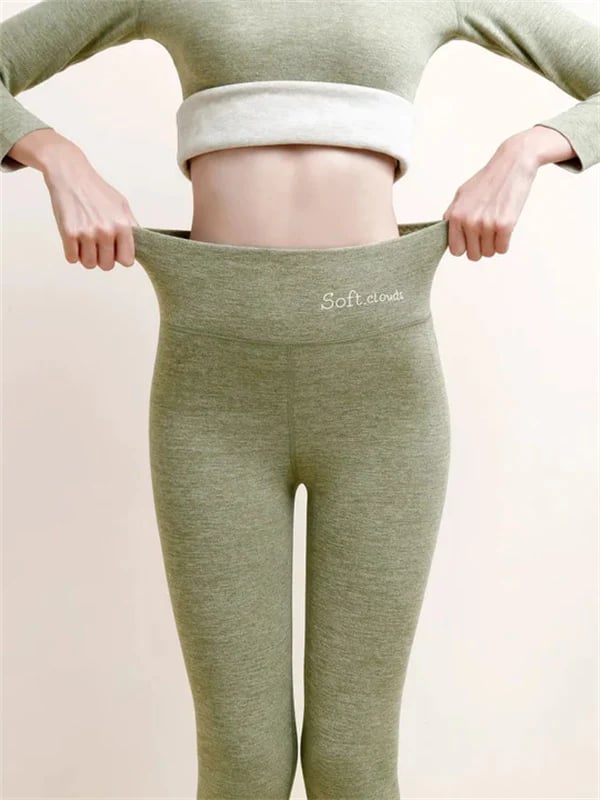 Damen Winterhose Fleece - Warme Leggings Figurbetont