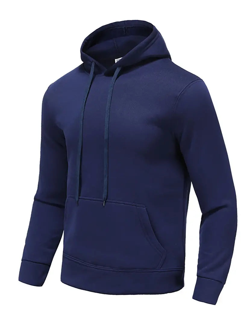 Herren Pullover Kapuze Modern Kordelzug