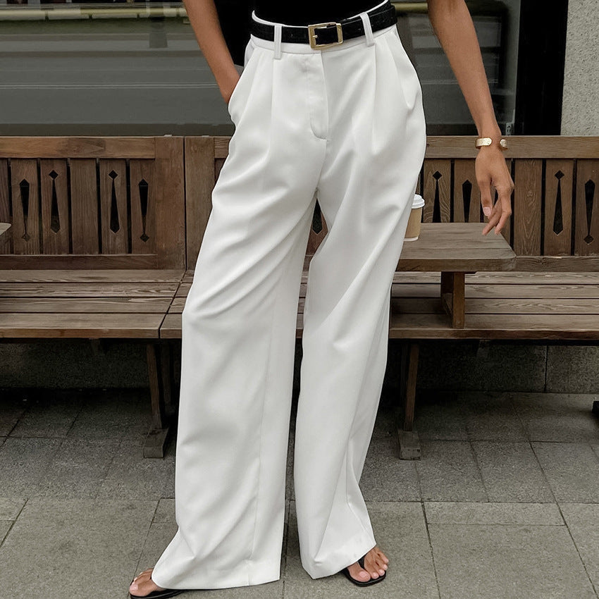 Weite Frauenhose Hochgeschnitten Elegant