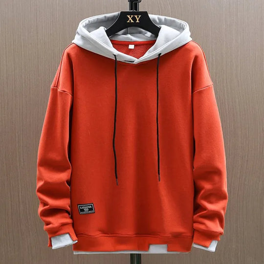 Klassischer Kapuzenpullover Herren Basic