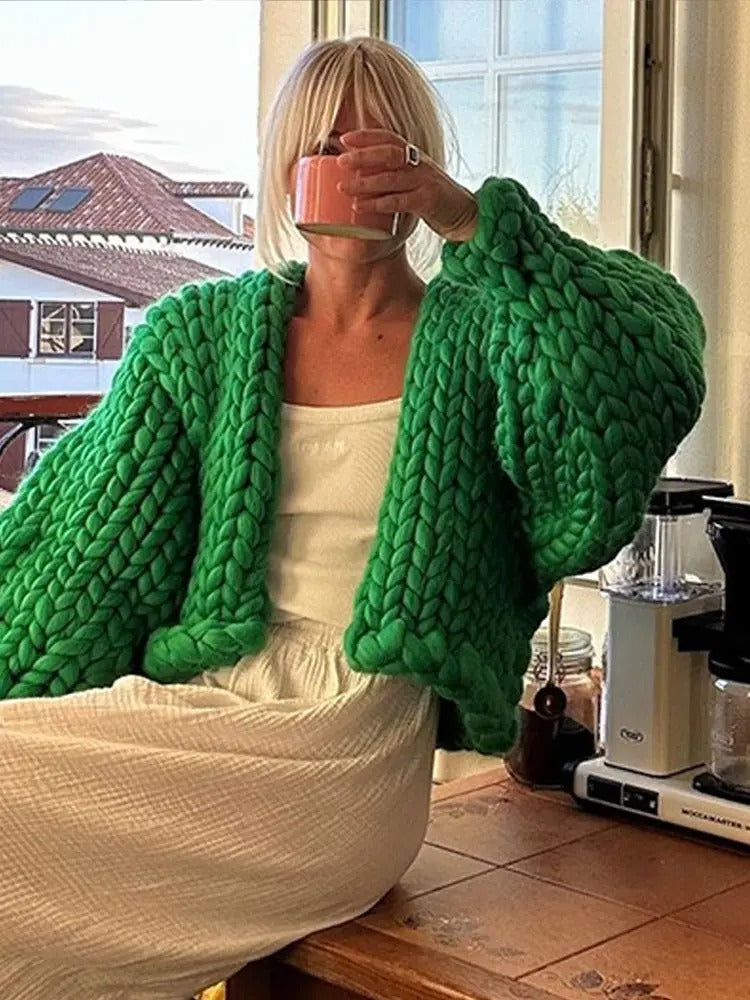 Klassischer Strickcardigan Einfach Elegent - IdealeKleiden
