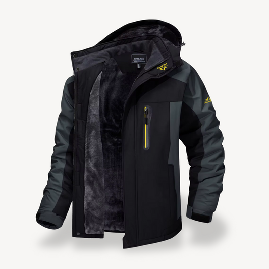 Herren Fleecejacke Wasserfest Outdoor Winter - IdealeKleiden