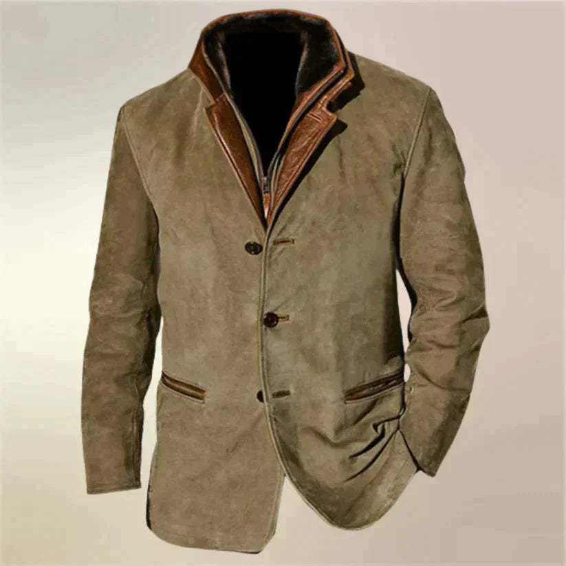 Herrenwinterjacke Vintage Stil