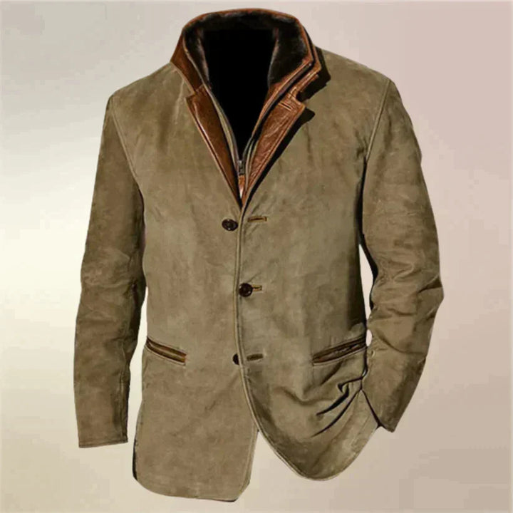 Herrenwinterjacke Vintage Stil