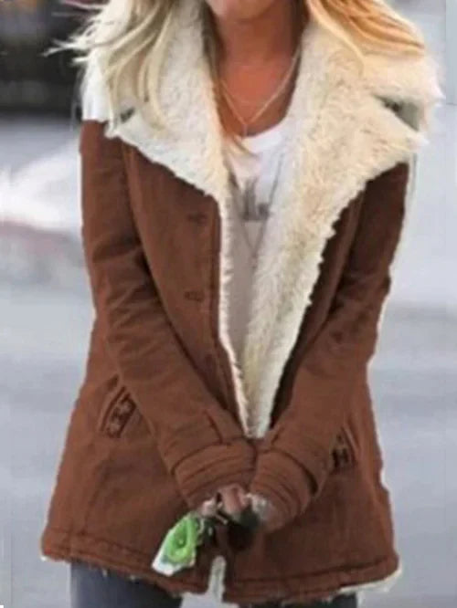 Warme Winterjacke Damen Thermo