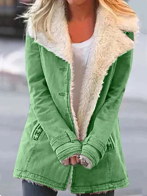 Warmes Winterkleid Thermojacke Damen - IdealeKleiden