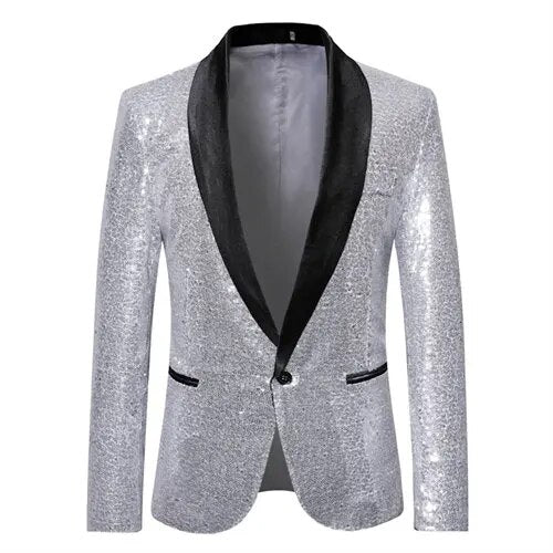 Glänzende Herren Anzugjacke Elegant