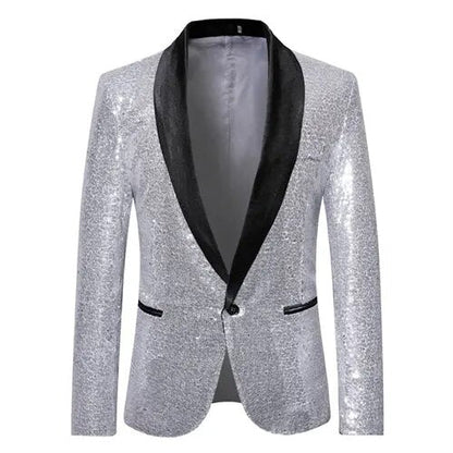 Glänzende Herren Anzugjacke Elegant