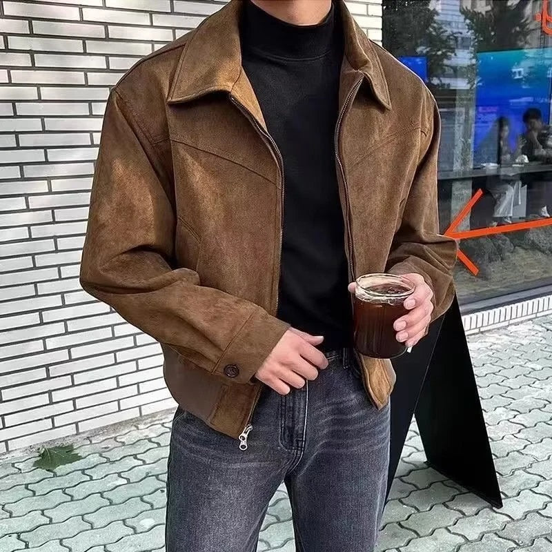 Stylische Herrenjacke Vintage Look Klassiker