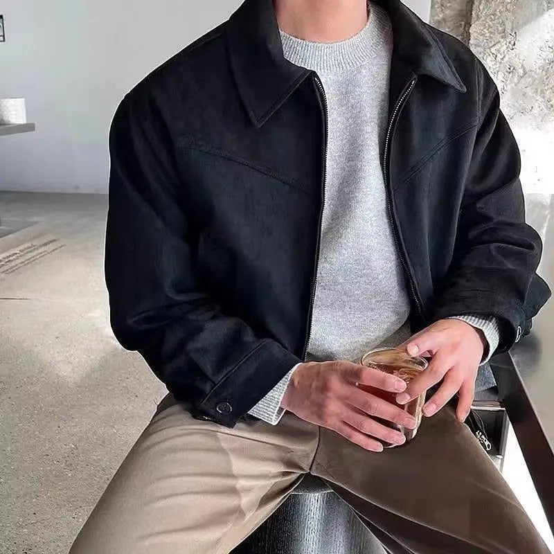 Stylische Herrenjacke Vintage Look Klassiker - IdealeKleiden