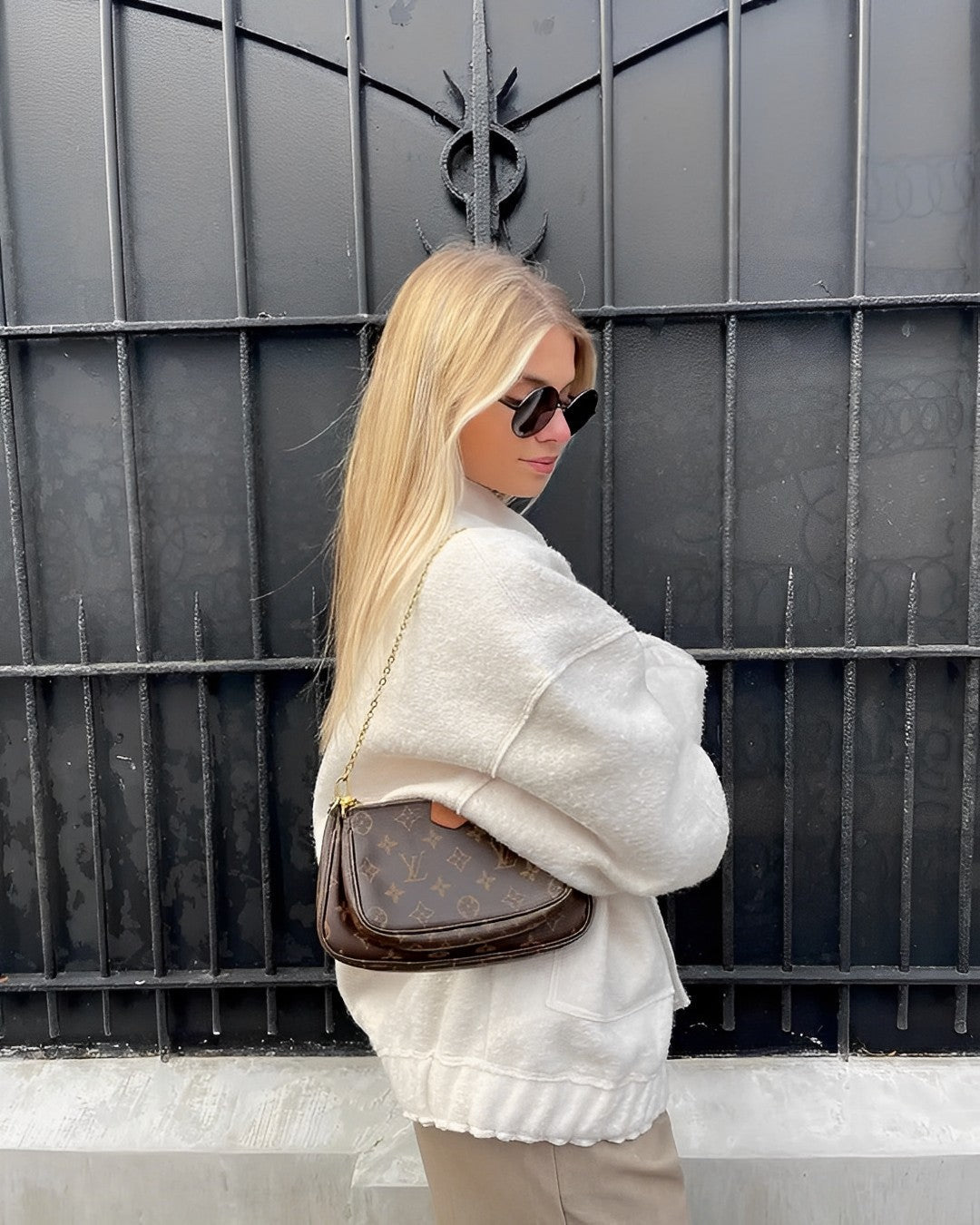Große Bomberjacke Oversized Fleece Softshell - IdealeKleiden