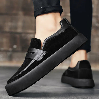 Herren Loafer Wildleder Elegant Bequem - IdealeKleiden