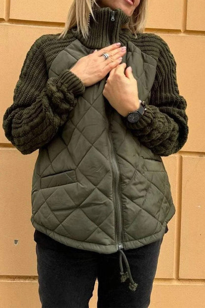 Herbstjacke Damen Modern Reißverschluss