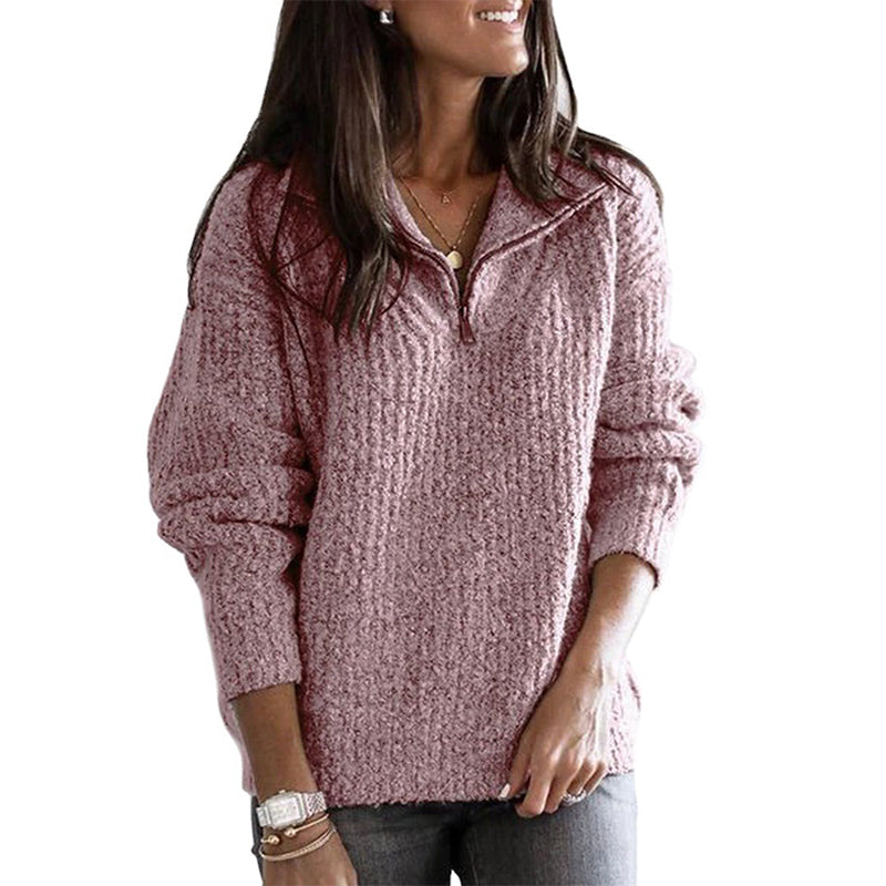 Damen Pullover Herbst Soft Strick