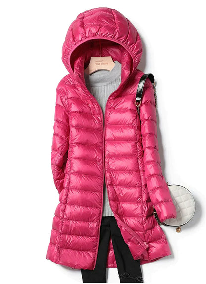 Leichte Damenwinterjacke Warm Isoliert