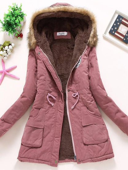 Bequemer Wintermantel Elegant - IdealeKleiden
