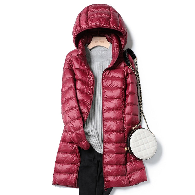 Leichte Winterjacke Warm Isoliert