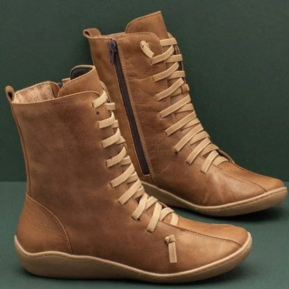 Robuste Winterstiefel aus Echleder