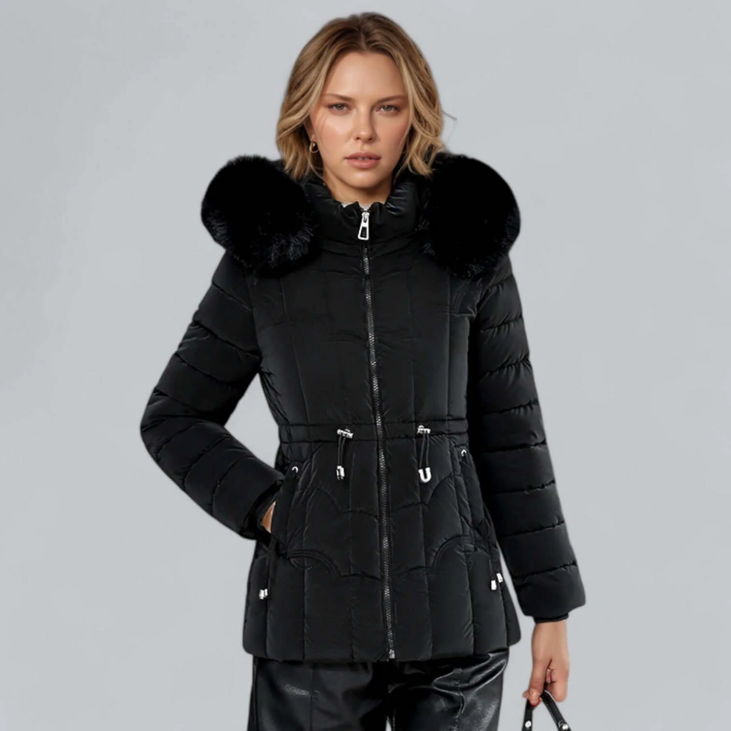 Frauen Parka Mantel Warm Isoliert Kapuze
