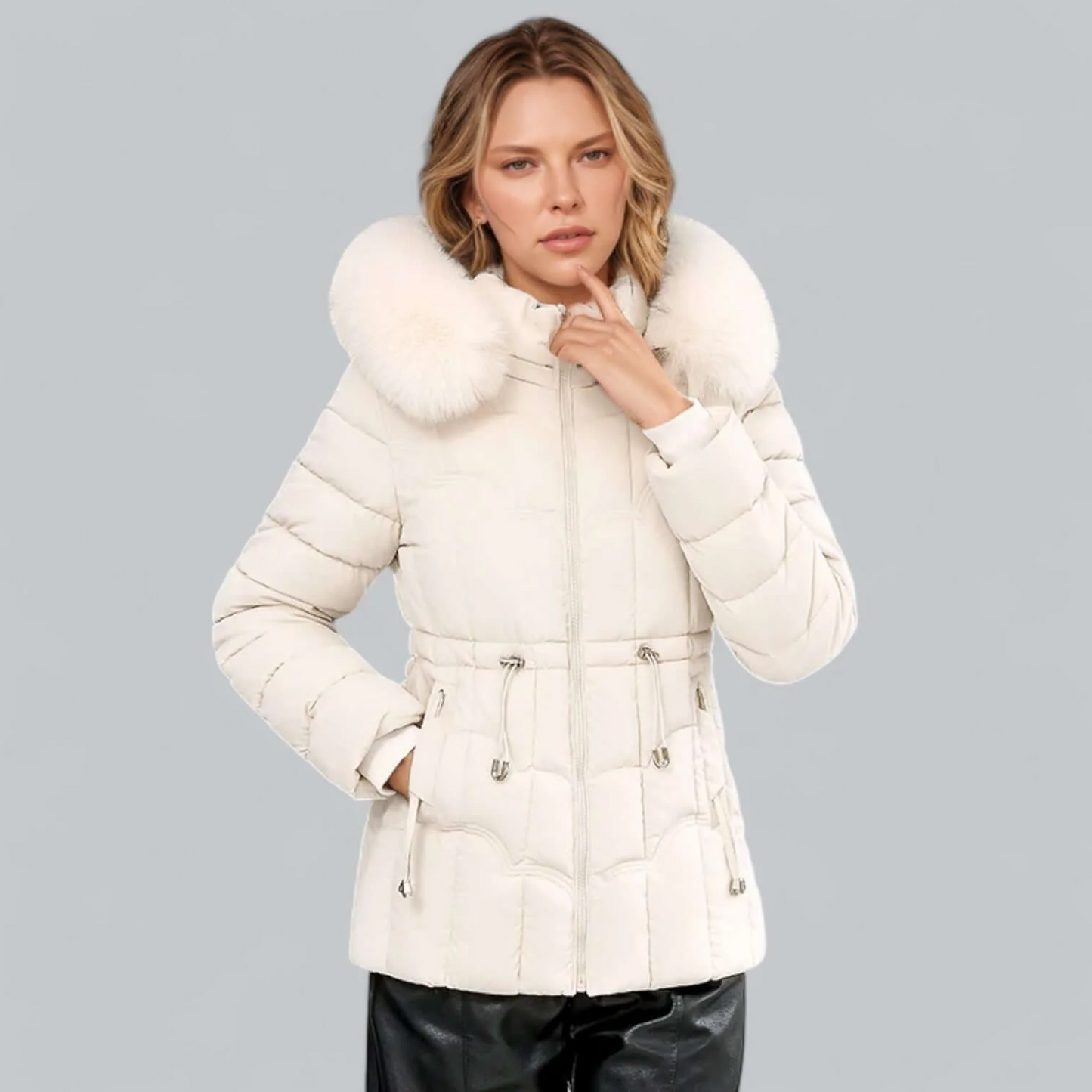 Frauen Parka Mantel Warm Isoliert Kapuze