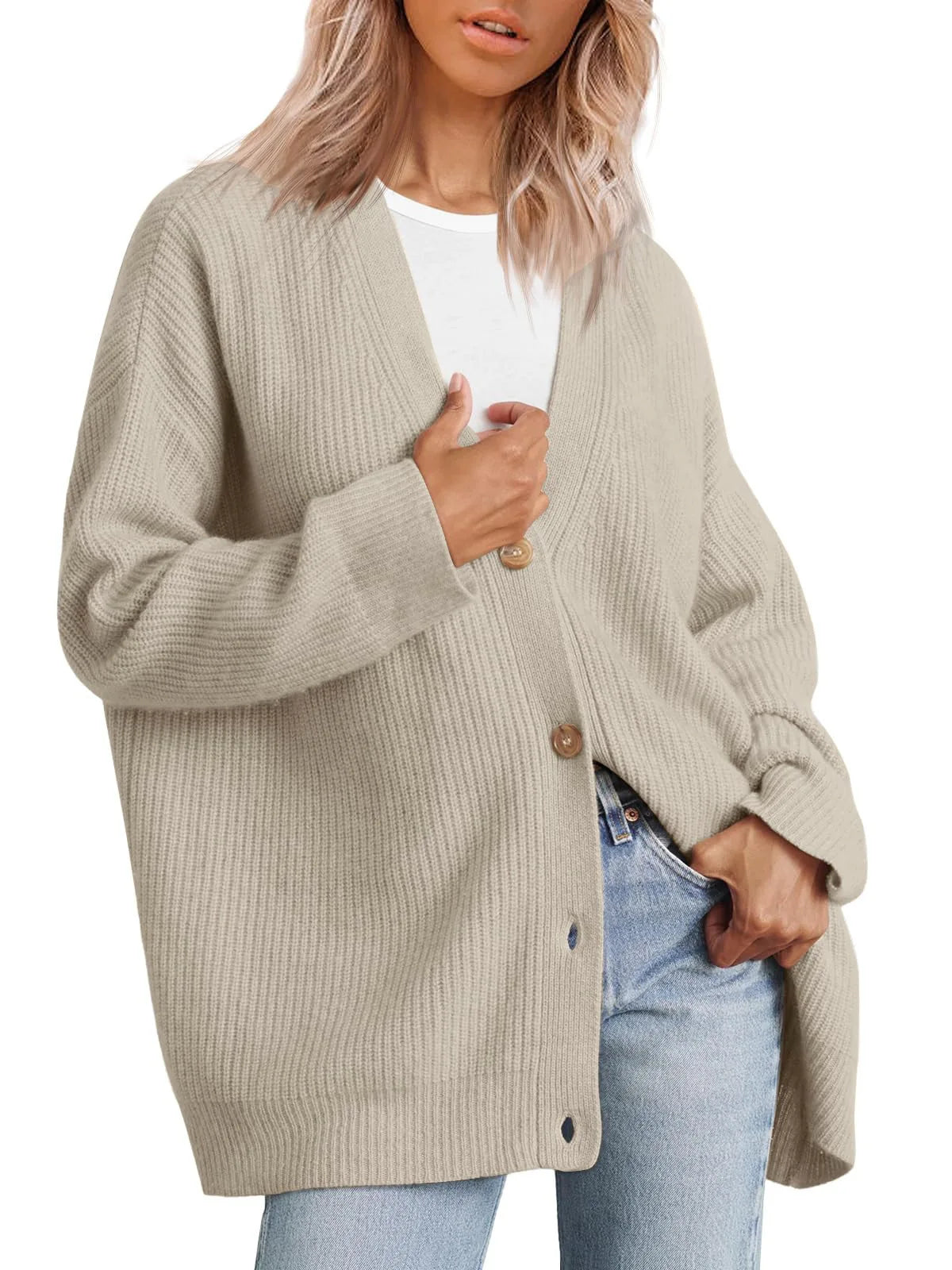 Kaschmir Weste Damen V-Ausschnitt Elegant