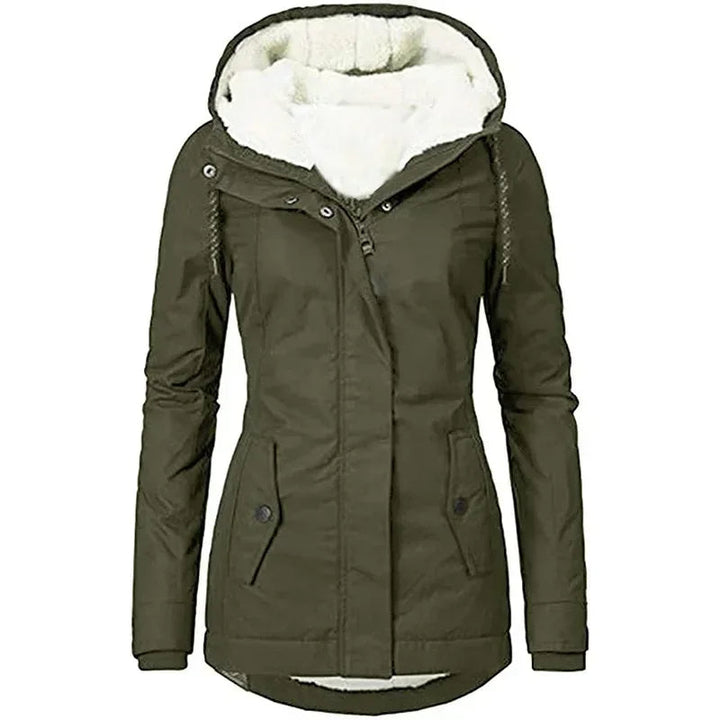 Warme Winterjacke Damen Gefüttert