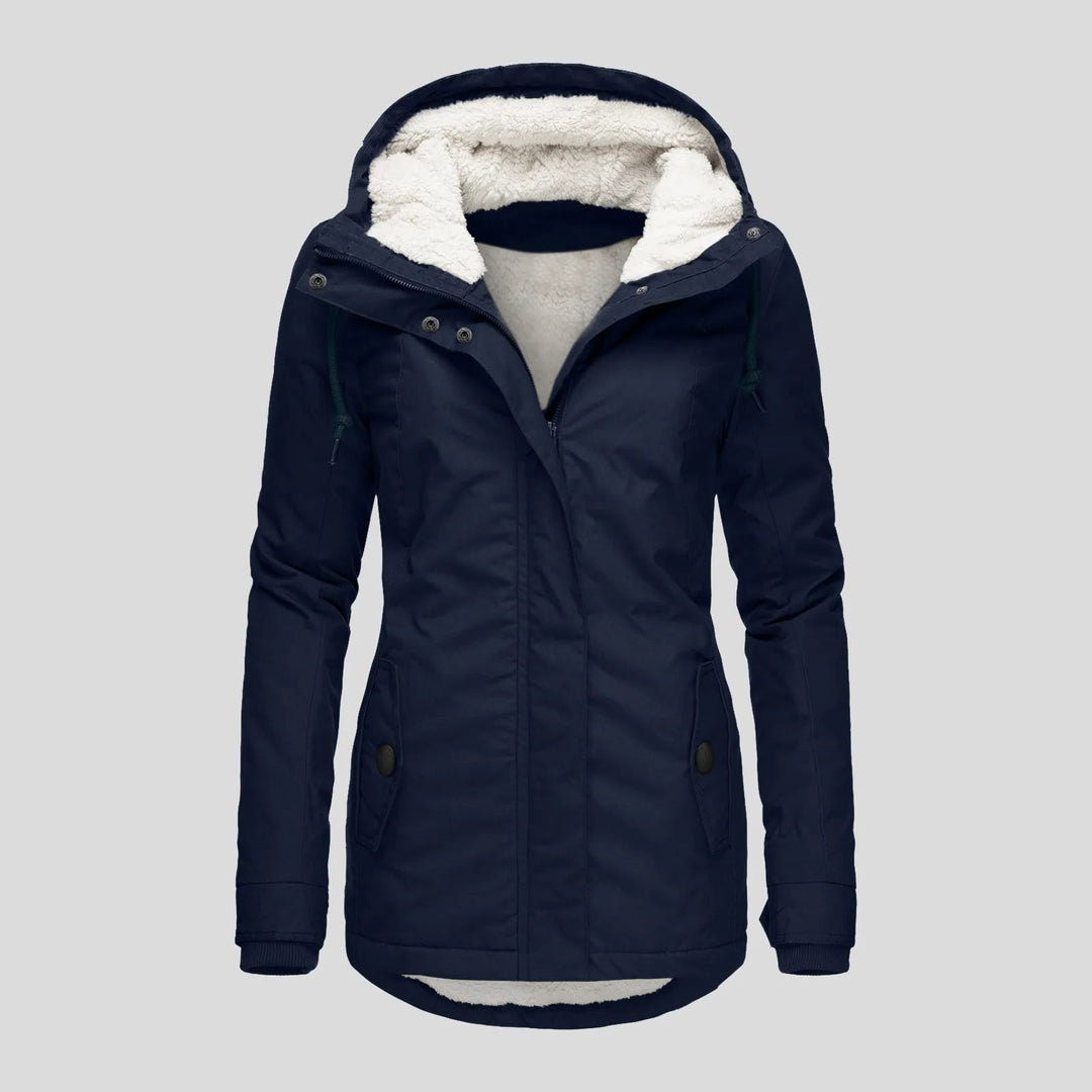 Warme Winterjacke Damen Gefüttert