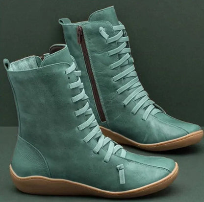 Robuste Winterstiefel aus Echleder