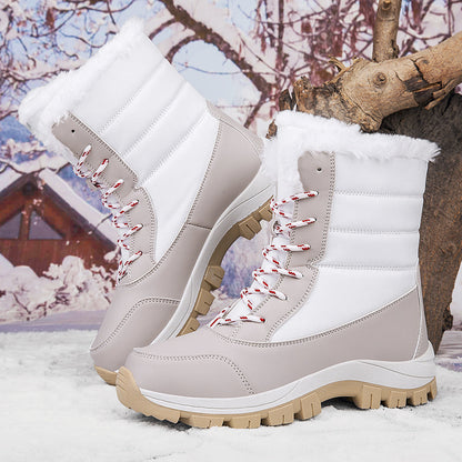 Wasserdichte Winterstiefel Damen Warm