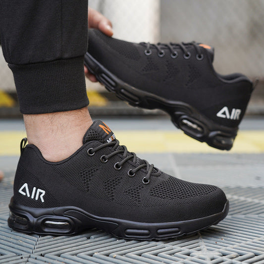 Leichte Wasserdichte Sicherheitsstiefel Schwarz - IdealeKleiden