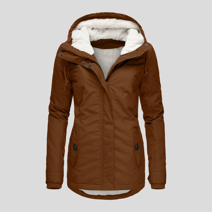 Warme Winterjacke Damen Gefüttert
