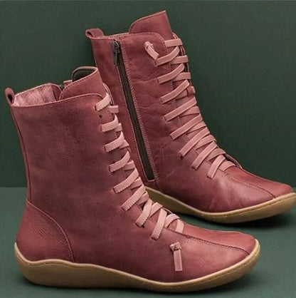 Robuste Winterstiefel aus Echleder