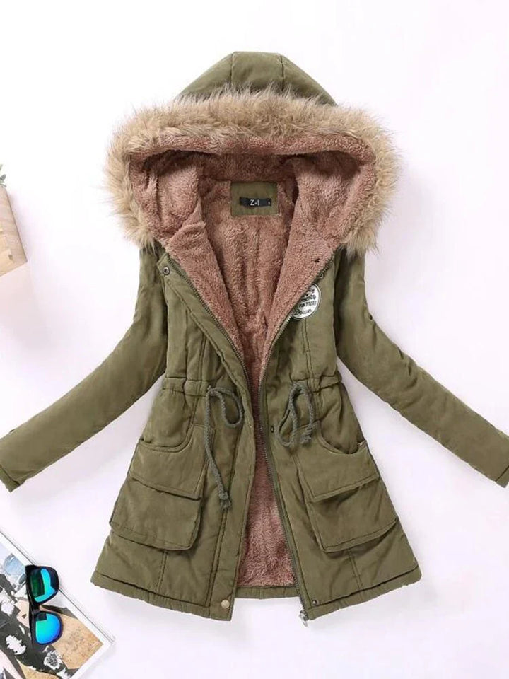 Weiche Fleecejacke Damen Warm Kuschelig
