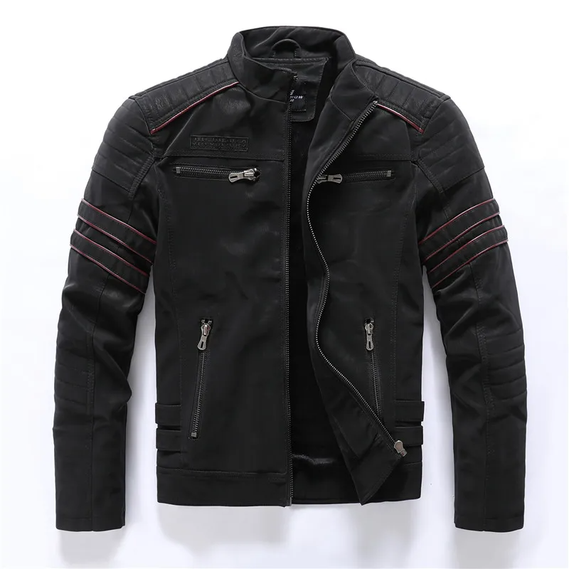 Motorradjacke Slim Fit Fleece gefüttert Reißverschluss