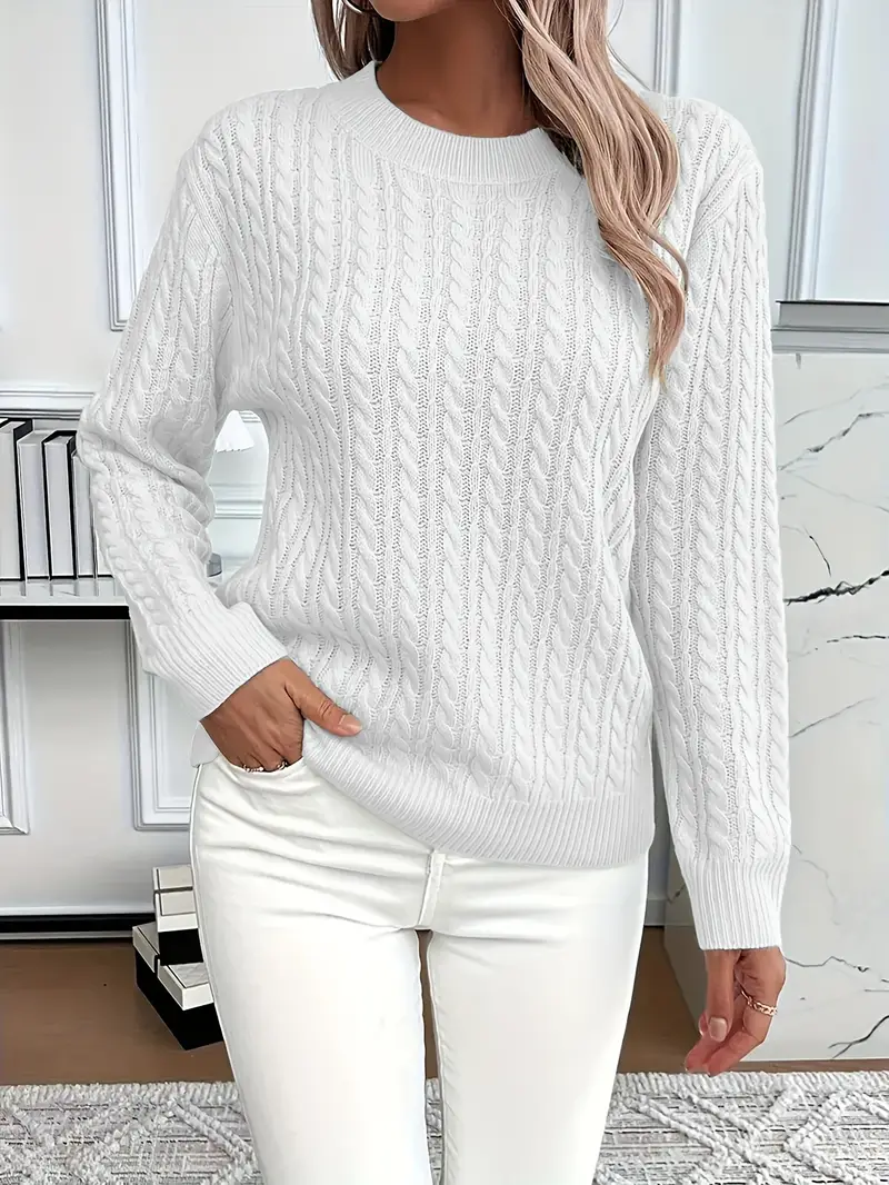 Weiches Sweatshirt Wolllook