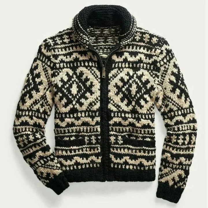 Gemütlicher Strickpullover Männer Vintage Style Wärme - IdealeKleiden