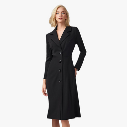 Damen Wollmantel Elegante Passform