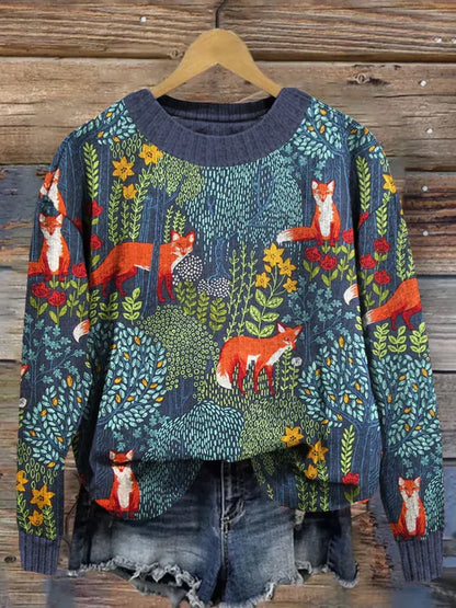 Herbstliche Pullover Weinlese Look - IdealeKleiden