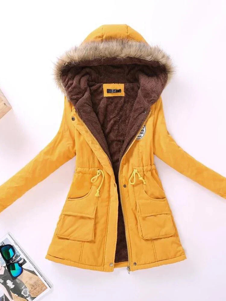 Weiche Fleecejacke Damen Warm Kuschelig