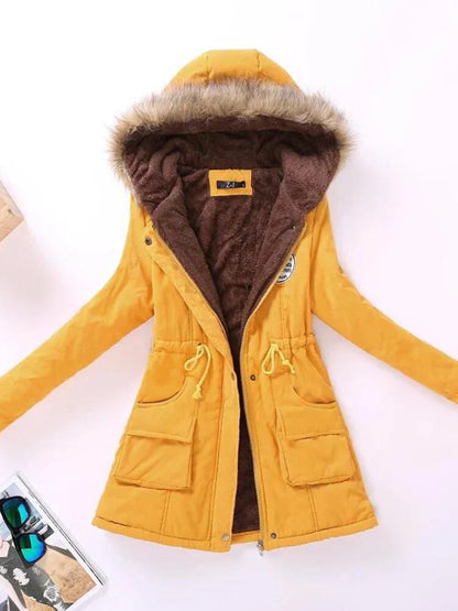 Weiche Fleecejacke Damen Warm Kuschelig