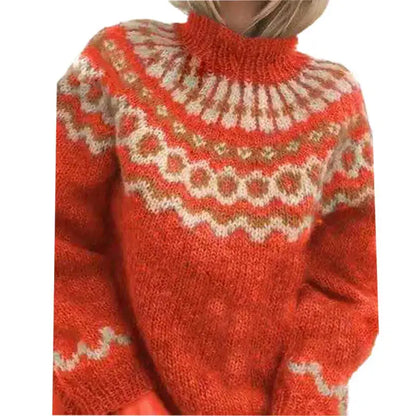 Weiche Strickpullover Damen Warm und Stilvoll