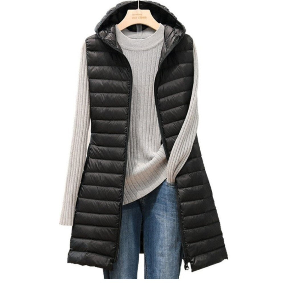 Kuschelige Winterjacke Modern Mit Kapuze