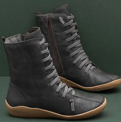 Robuste Winterstiefel aus Echleder