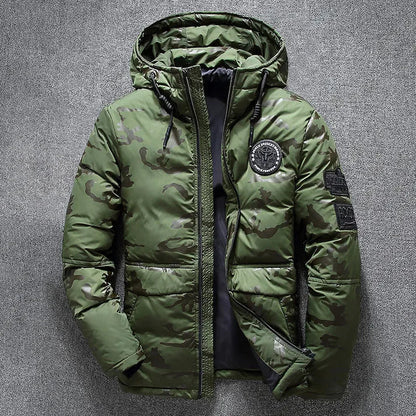 Wasserdichte Hardshell-Jacke Warm Daunenfüllung - IdealeKleiden