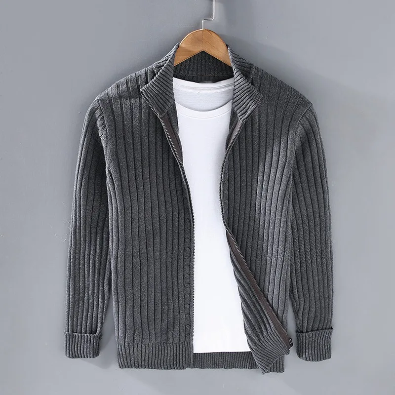 Modischer Cardigan mit Reißverschluss