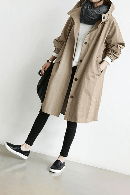 Damen Windbreaker Wasserdicht Praktisch