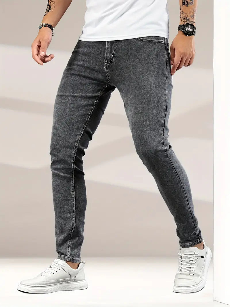 Cooler Frühling Jeans Trendy Männerhose