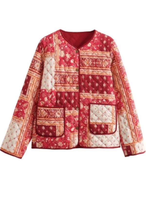 Stylische Baumwolljacke Mit tollen Drucken