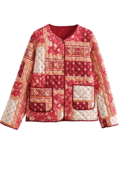 Stylische Baumwolljacke Mit tollen Drucken