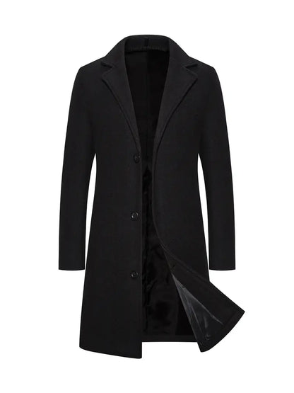 Herren Trenchcoat Elegant Lang